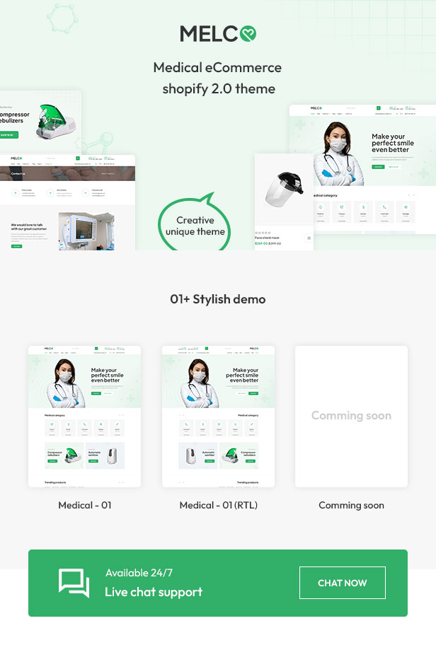 Malco - Medical & Health Store Shopify Theme - 1